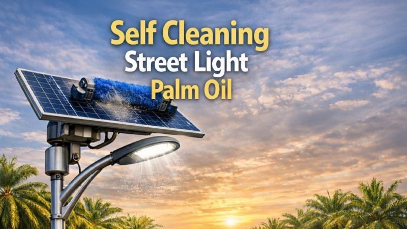 Self Cleaning Street Light Palm Oil